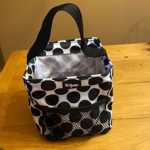 Thirty-one bag black and white carry all - new w/o bag.